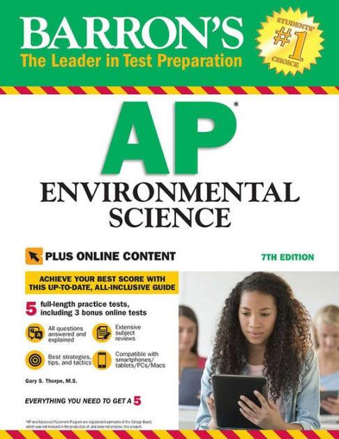 with　AP　Tests　by　Gary　S.　Thorpe　Paperback　Barnes　Noble®　Barron's　Science　Environmental　Online