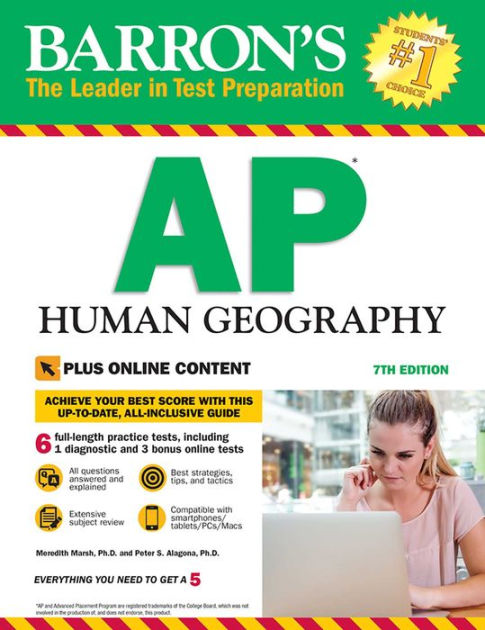 Barron's　Meredith　Alagona　Human　Tests　Paperback　with　Geography　AP　Peter　Barnes　Marsh　Online　S.　by　Noble®