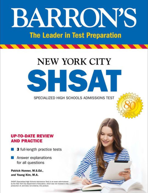 Schools　Admissions　York　by　Specialized　City　Honner,　High　Test　Barnes　Noble®　Patrick　Young　Kim,　Paperback　SHSAT:　New