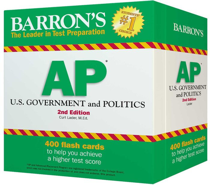 Barron's AP U.S. Government And Politics Flash Cards, 2nd Edition By ...