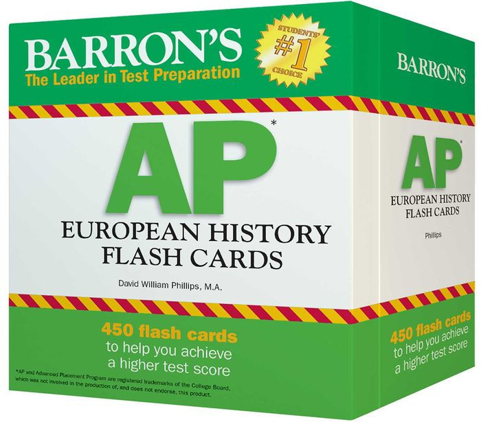 Barron's AP European History Flash Cards by David Phillips, Other