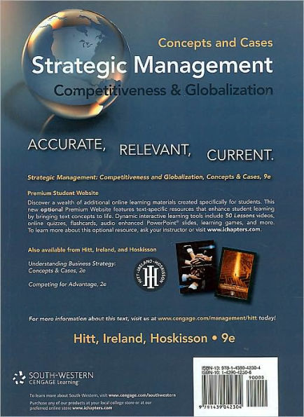 Strategic Management: Concepts and Cases - Competitiveness and Globalization / Edition 9