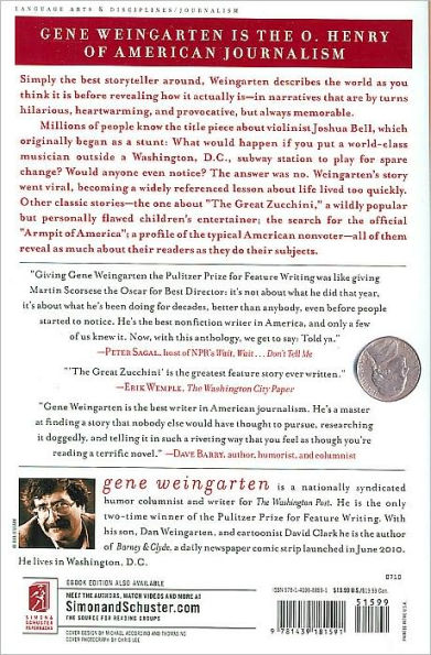 The Fiddler in the Subway: The Story of the World-Class Violinist Who Played for Handouts. . . And Other Virtuoso Performances by America's Foremost Feature Writer