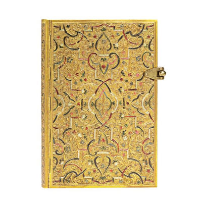 Gold Inlay Mini Bound Lined Journal 4