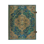 Alternative view 1 of Paperblanks Turquoise Chronicles Hardcover Ultra Lined Clasp Closure 144 Pg 120 GSM