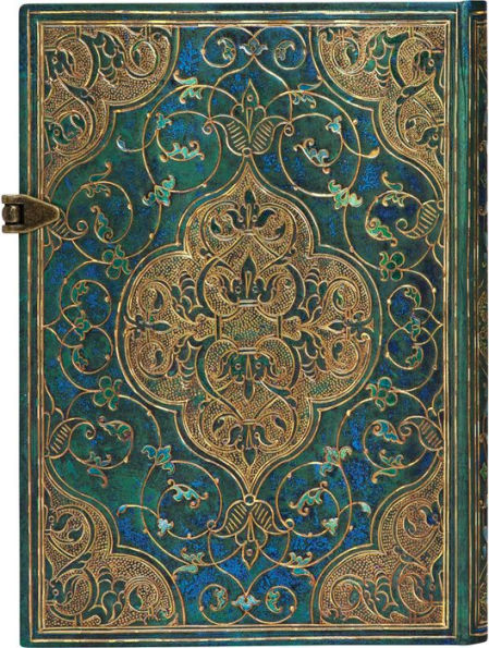 Paperblanks Turquoise Chronicles Hardcover Journals Midi 240 pg Lined