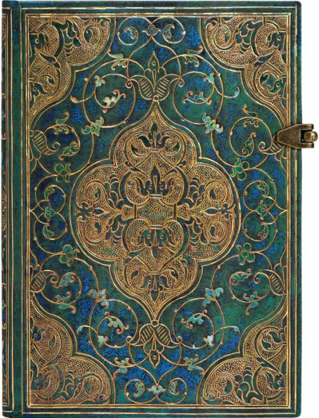 Paperblanks Turquoise Chronicles Hardcover Journals Midi 240 pg Lined