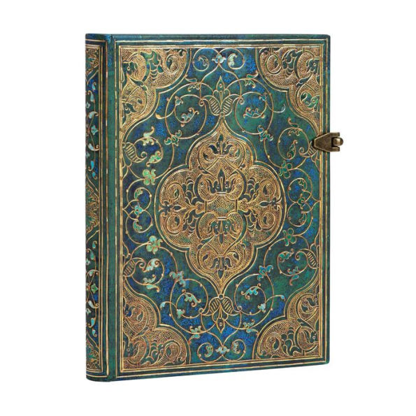 Paperblanks Turquoise Chronicles Hardcover Journals Midi 240 pg Lined