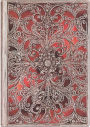 Garnet Softcover Flexis Midi 176 pg Lined Silver Filigree Collection