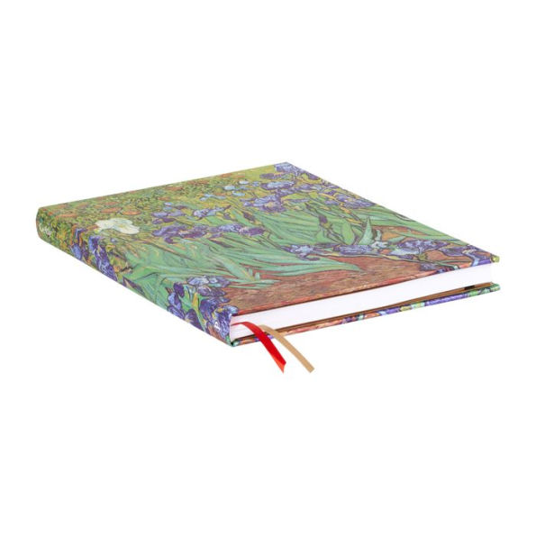 Paperblanks Van Gogh's Irises Sketchbook Grande Elastic Band Closure 112 Pg 200 GSM