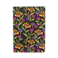 Title: Wild Flowers MIDI Unlined Softcover Journal, 176pg, 100gsm, Laurel Burch Collection by Paperblanks (Playful Creations), Author: Paperblanks