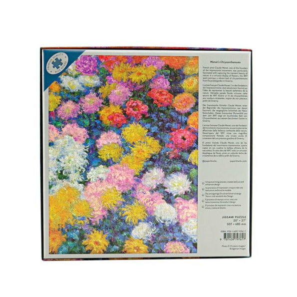 Monet's Chrysanthemums Puzzle 1000 piece