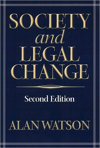 Society And Legal Change 2Nd Ed