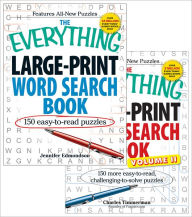 The Everything Large Print Word Search Bundle - Vol I and II
