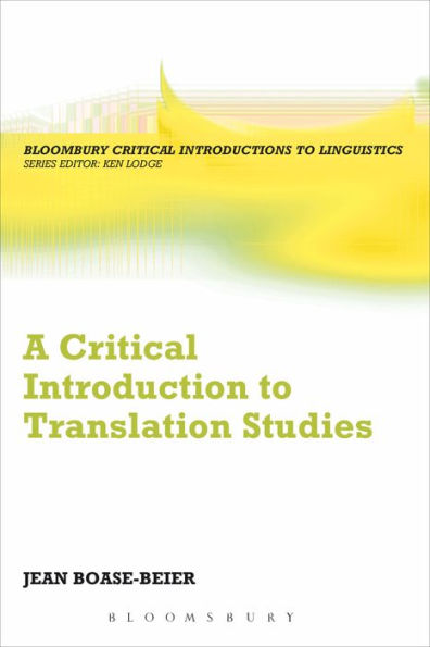A Critical Introduction to Translation Studies