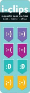 Emoticons i-Clips Magnetic Bookmarks