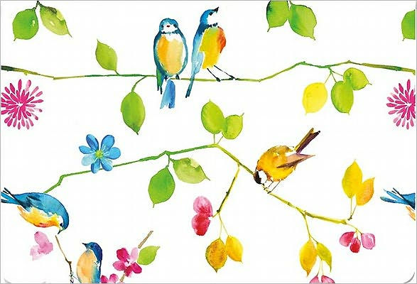 Watercolor Birds Note Card Set of 14