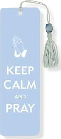 Title: Keep Calm and Pray Beaded Bookmark