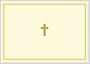 Gold Cross Note Cards