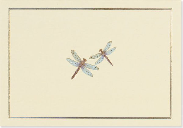 Blue Dragonflies Note Cards Set of 14