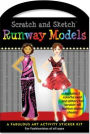 Scratch & Sketch Runway Models Sticker Kit