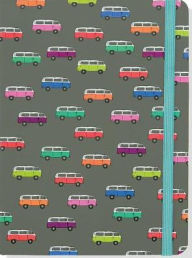 Microbus Multi Colored Gray Lined Bound Journal 6x8
