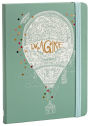 Up, Up, and Away Blue Lined Bound Journal 6'' x 8''