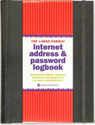 Title: Large-Format Internet Address & Password Logbook