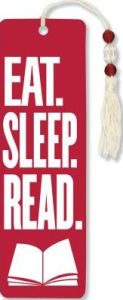 Title: EAT SLEEP READ BEADED BOOKMARK