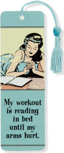 Title: Reading in Bed Bookmark