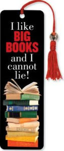 Title: I like Big Books Beaded Bookmark