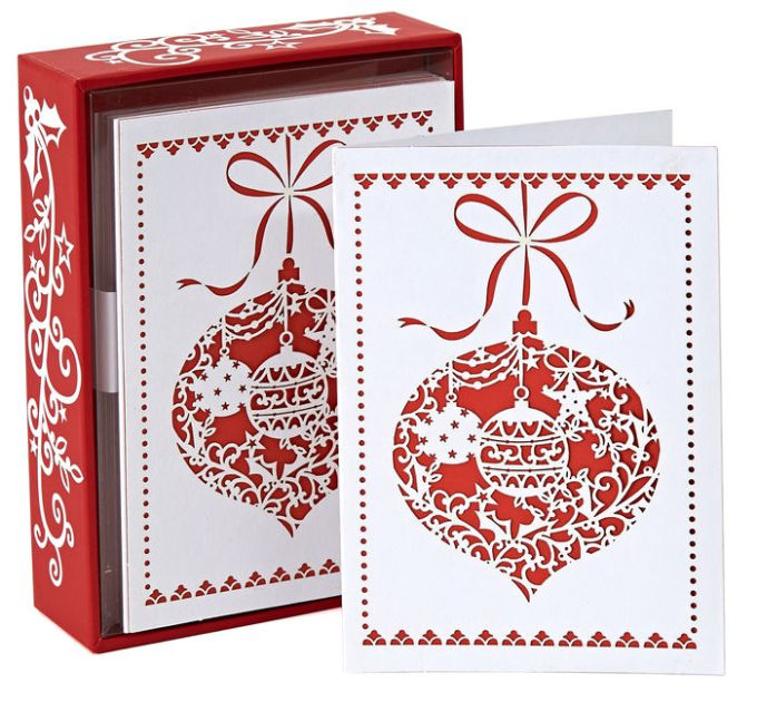 Ornament Laser Cut Christmas Boxed Card 9781441321091 Item Barnes