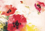 Title: Watercolor Poppies Note Cards