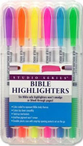 Title: Bible Highlighters S/6