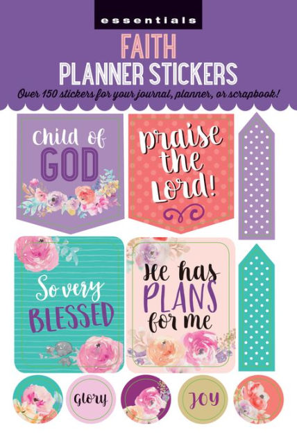 Scripture Journal Sticker Set, Christian Planner Stickers