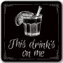 Alternative view 4 of This Drink's On Me Coasters (Set Of 8)