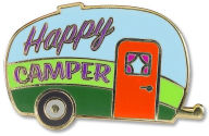 Title: Enamel Pin Happy Camper