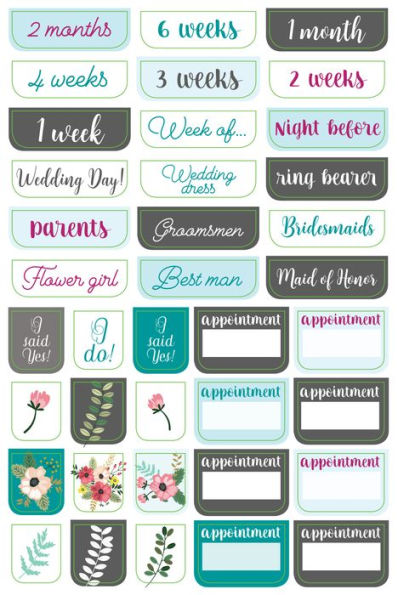 Wedding Planner Stickers