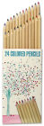 Colored Pencils Tree Of Hearts S/24
