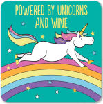 Alternative view 2 of Unicorn Coasters