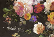 Title: Midnight Floral Thank You Notes