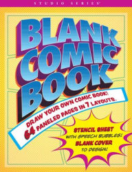 Title: Blank Comic Book (Stencil Included), Author: Inc Peter Pauper Press
