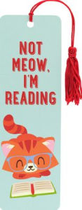 Title: Youth Bookmark - Not Meow. I'm Reading
