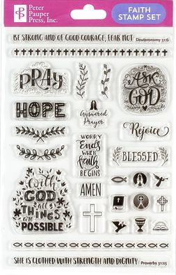 Faith Clear Stamp Set