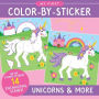 Unicorns & More First Color by Sticker Book