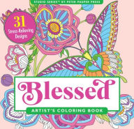 Title: Blessed Adult Coloring Book (31 Stress-Relieving Designs), Author: Peter Pauper Press