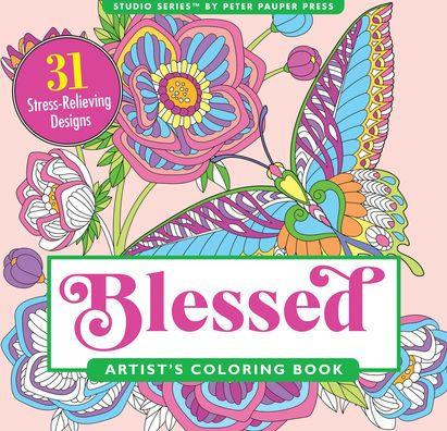 Blessed Adult Coloring Book (31 Stress-Relieving Designs)