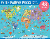 Title: World Map Floor Puzzle, Author: Peter Pauper Press