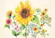 Title: Watercolor Sunflower Note Cards (14 Cards, 15 Self-Sealing Envelopes), Author: Lauren Wan