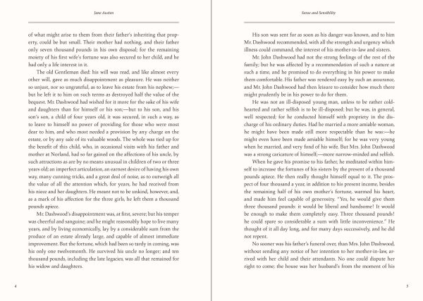 Sense and Sensibility (Masterpiece Library Edition)